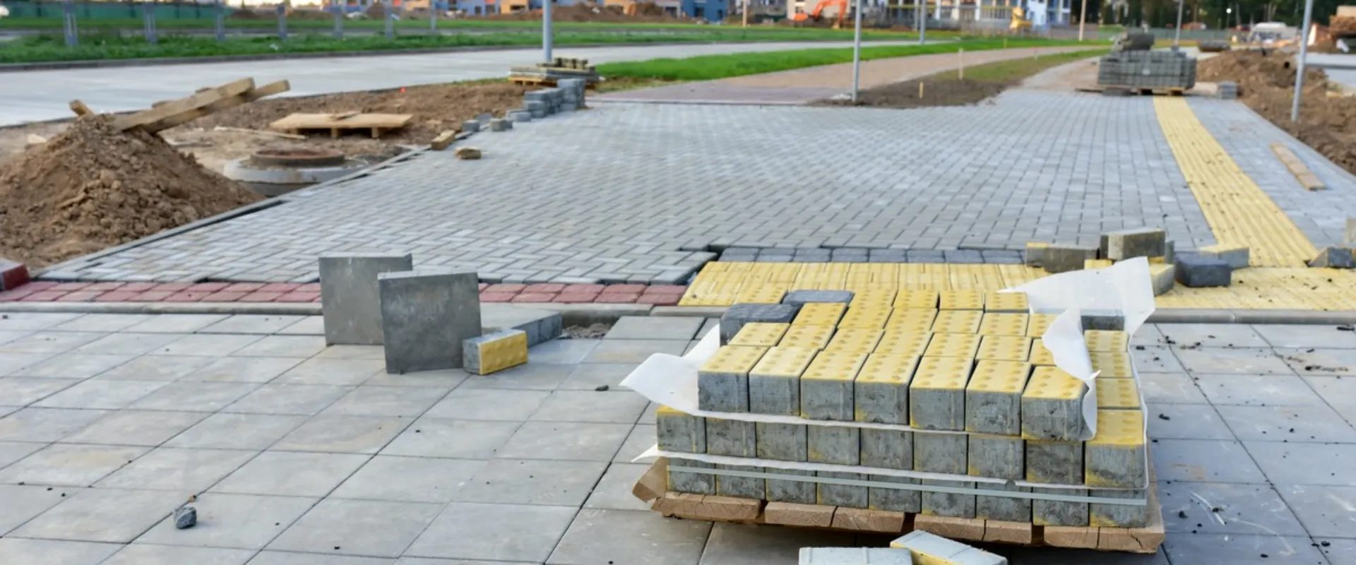 Podjazd z kostki brukowej